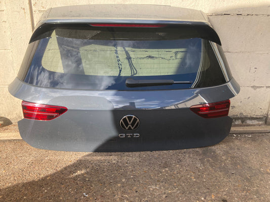 VW Golf Mk8 GTD Complete Rear Tailgate Boot Lid in Grey 2020-2024
