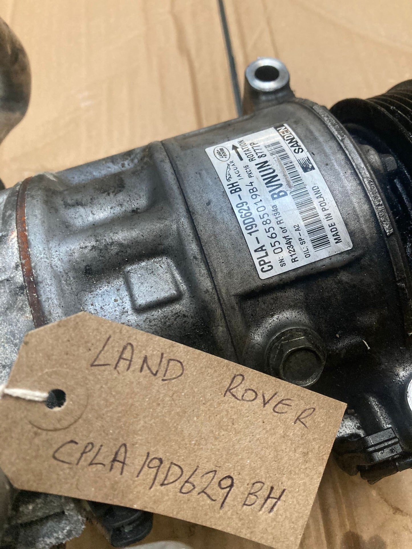 LAND ROVER DISCOVERY SPORT MK1 2014-2019 AIR CON COMPRESSOR CPLA19D629BH