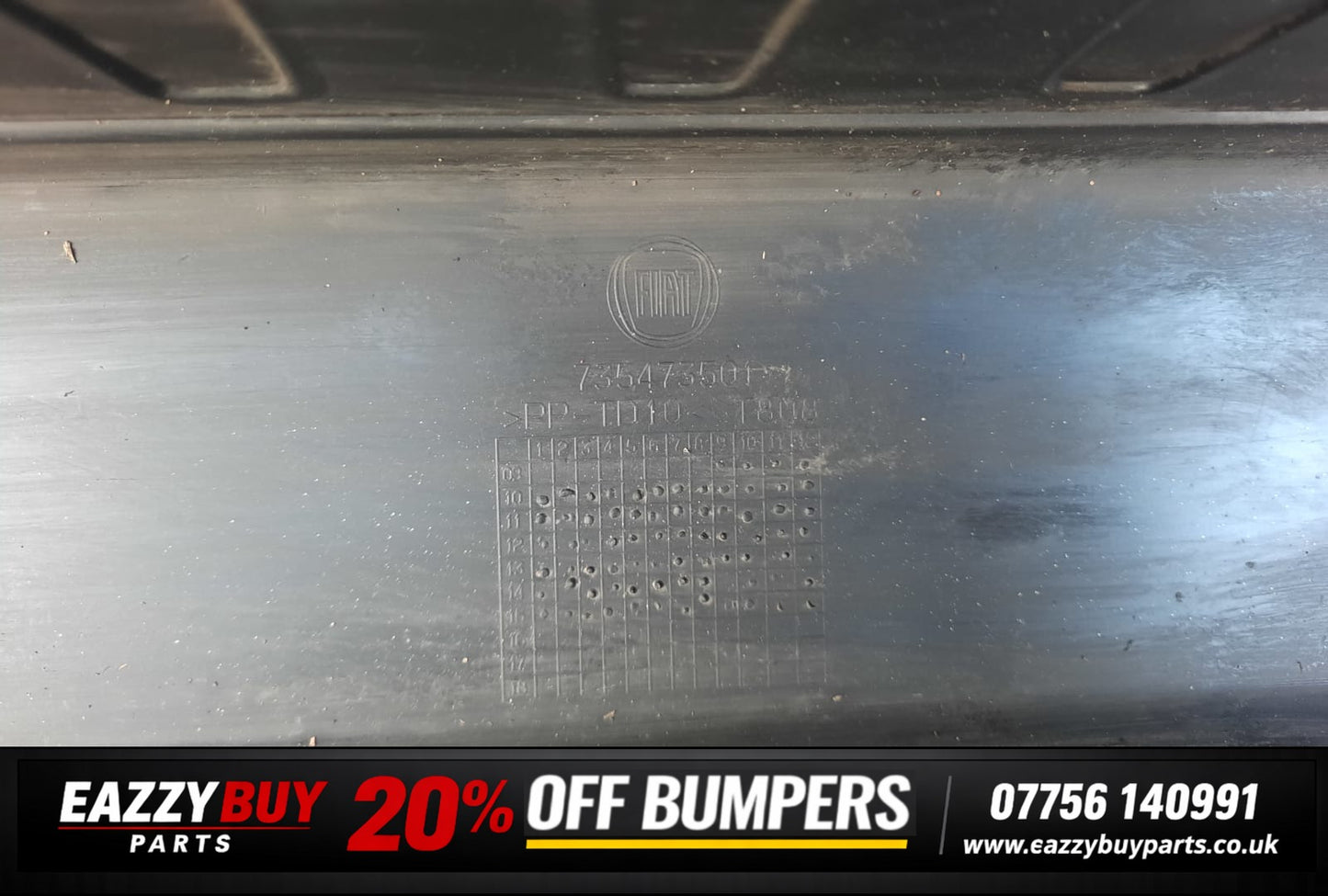 Vauxhall Combo D 2012 - 2018 Rear Bumper 735473501