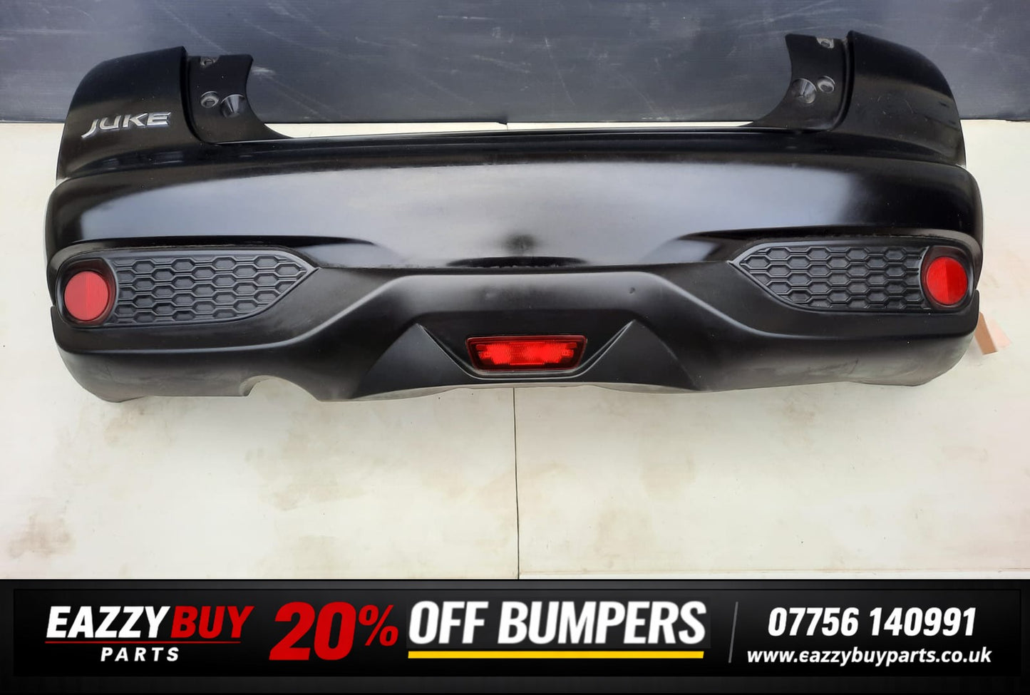 NISSAN JUKE MK1 F15 2014-2019 REAR BUMPER 85022BV80H