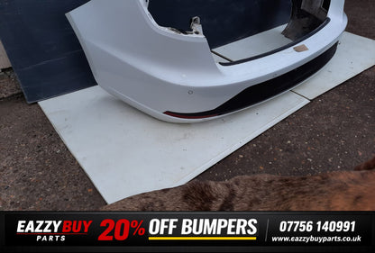 SEAT LEON MK3 2012-2017 REAR BUMPER COMPLETE IN WHITE 5F9807421