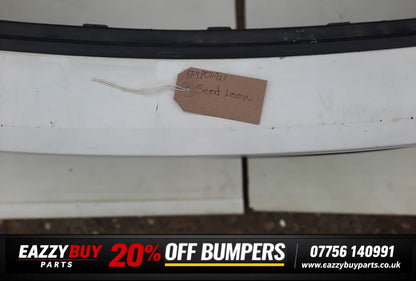 SEAT LEON MK3 2012-2017 REAR BUMPER COMPLETE IN WHITE 5F9807421