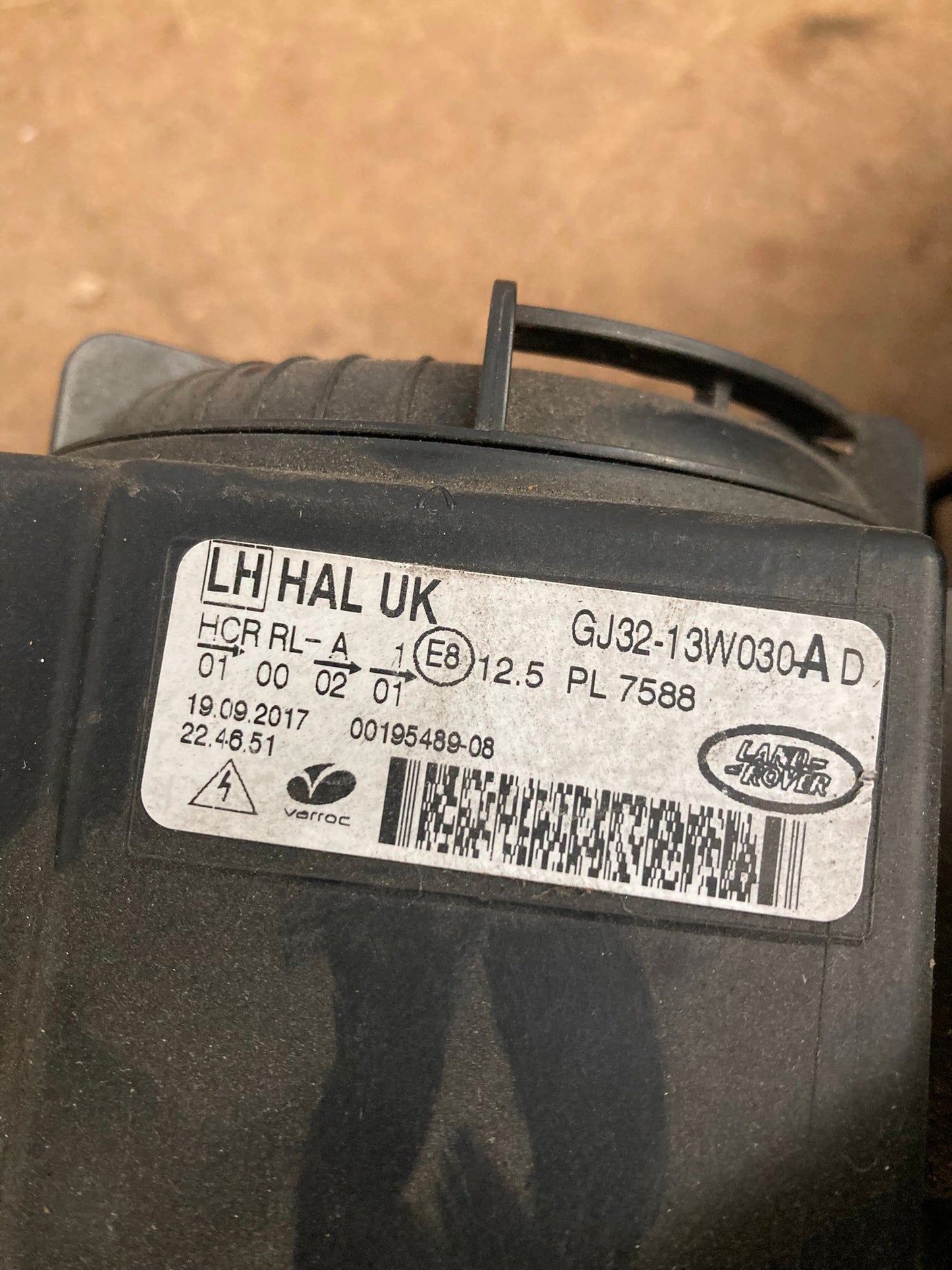 Range Rover Evoque L538 Passenger Left Front Xenon Headlight GJ32-13W030-AD