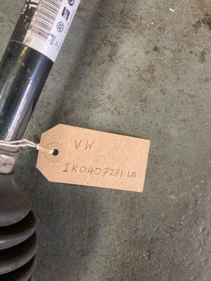 VOLKSWAGEN GOLF MK7 FRONT LEFT HALF SHAFT 1K0407271LB 2012-2015