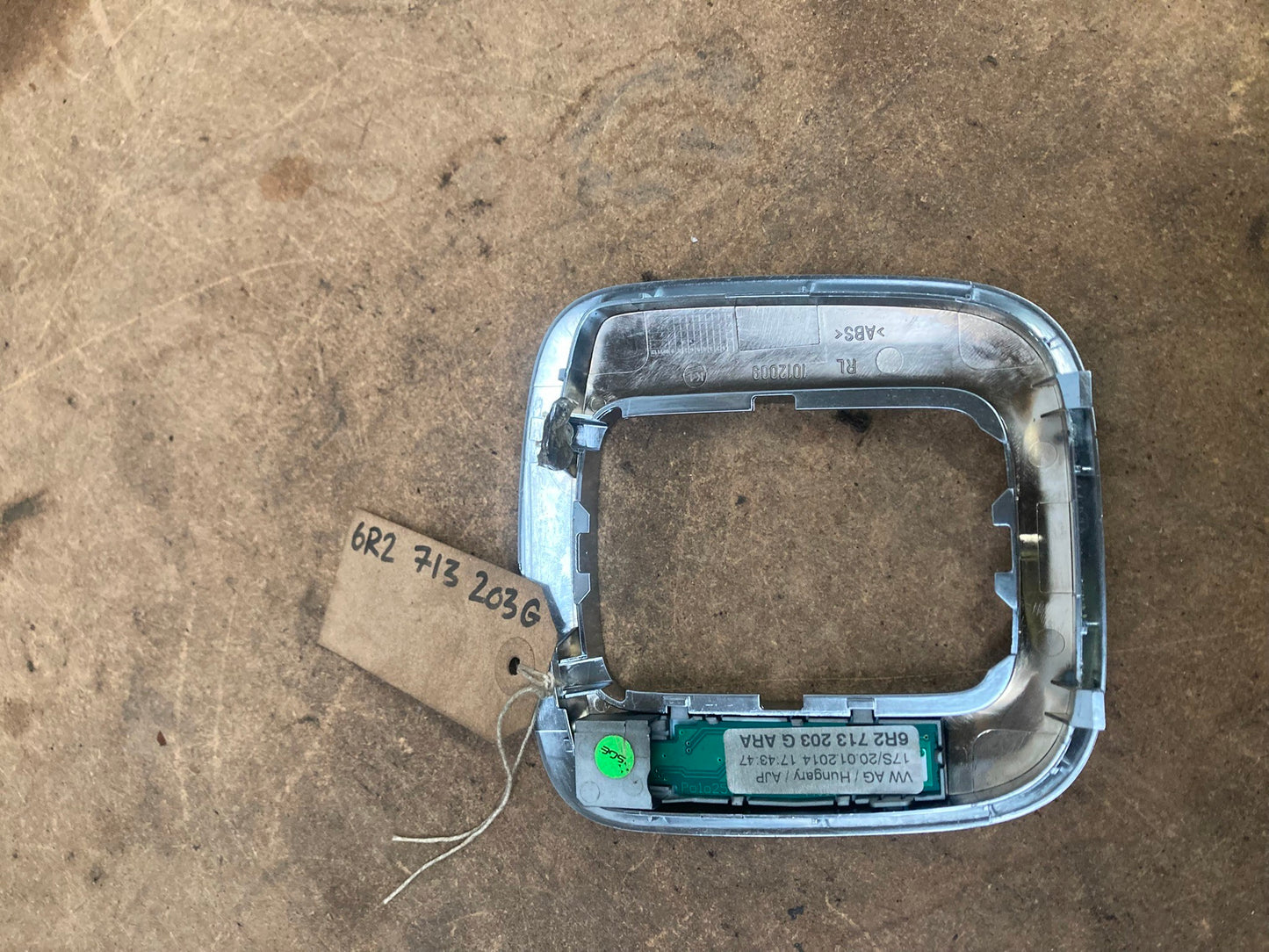 Volkswagen Polo 6R DSG gear shift cover 6R2713203G