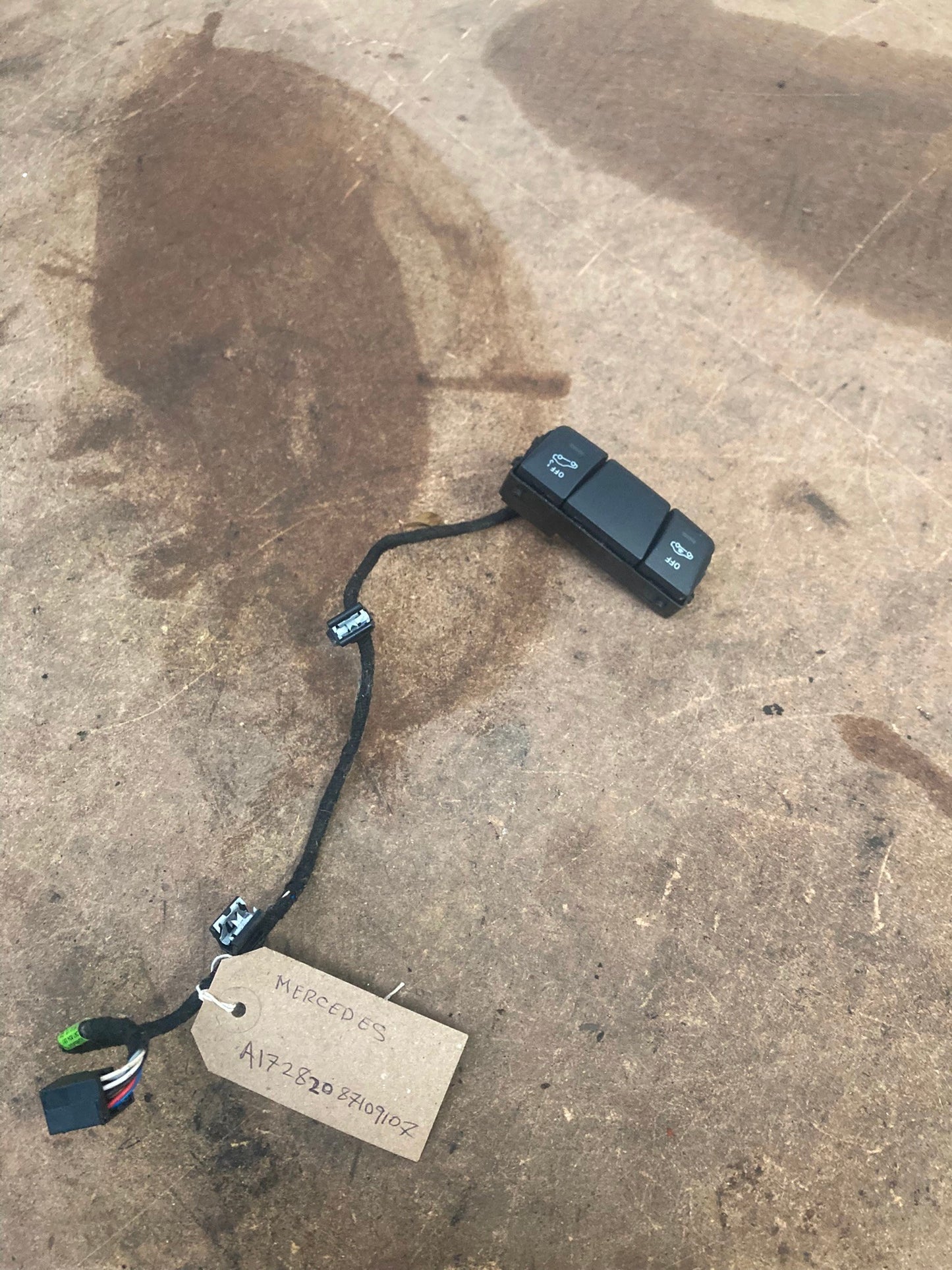 Mercedes Alarm Module Roof Switch A17282087109107 ML W166 A-Class W176 W246